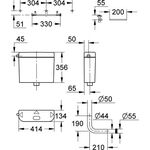 Grohe WC-Spülkasten 6-9 l einstb Aufputz we