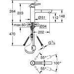 Grohe Einhand-Spültischbatterie CONCETTO 1/2Zoll mi-ho Ala su-st