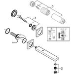 Grohe 2L-WT-Batt EUROCUBE JOY Ausldg 231mm chr
