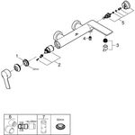 Grohe Einhand-Wannenbatterie ALLURE chr
