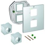 Grohe Rosette für Fertigmontageset THM-Brause chrom