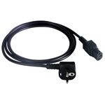 OMNITRONIC Kaltgeräte Netzkabel 3x0,75 0,9m sw