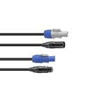 SOMMER CABLE Kombikabel DMX PowerCon/XLR 10m