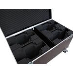 ROADINGER Flightcase 4x LED TMH-X10