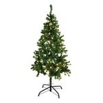EUROPALMS Tannenbaum, beleuchtet, 180cm