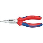 Flachrundzange DIN ISO 5745 L.160mmmit Schneide gerade pol. 2K-Hüllen Knipex