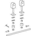 Geberit Edelstahlscharnier p z Renova Comfort WC-Sitz 572830/572840