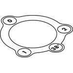 HG Aufkleber 2L Wannenrand Thermostat
