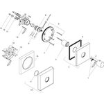 Thermostat HIGHFLOW AXOR STARCK ORGANIC 59 l/min, Unterputz chrom