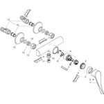 HG Einhebel-Brausemischer FOCUS CARE DN 15 AP mit extra langem Griff chrom