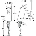 Schell Selbstschluss-WT-Armatur PURIS SC Typ HD-K chrom