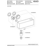 Keuco Schlauchanschluss mit Halter für Gussschlauch vc