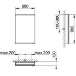 Keuco Spiegelschrank ROYAL MODULAR 2.0 Breite 600mm Höhe 900mm Tiefe 120mm