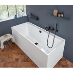 V&B Einbauwanne COLLARO 1600x750 m Ab u Überlgrt. bl matt we