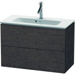 Duravit WTU Compact L-CUBE 550x820x391mm eiche dunkel gebürstet