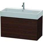 Duravit Waschtischunterbau L-CUBE 544x984x459mm nussbaum gebürstet