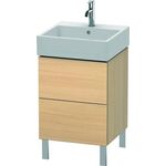 Duravit Waschtischunterbau L-CUBE 582x484x459mm mediterrane eiche
