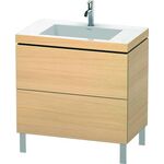 Duravit Waschtischunterbau L-CUBE m WT Vero Air 698x800x480mm 1 HL medi Ei