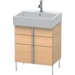 Duravit Waschtischunterbau VERO AIR 581x584x431mm schwarz hochglanz