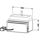 Duravit Konsolenunterschrank X-LARGE 440x900x478mm weiß matt