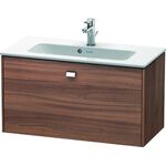 Duravit WT-Unterbau BRIOSO COMPACT Griff chrom 442x820x389mm nussbaum natur