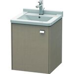Duravit Waschtischunterbau BRIOSO 563x460x445mm Gri chr Ans links leinen