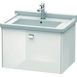 Duravit Waschtischunterbau BRIOSO Griff chrom 452x670x469mm weiß hochglanz