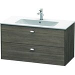 Duravit Waschtischunterbau BRIOSO Griffe chrom 553x1020x479mm pine terra