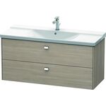 Duravit Waschtischunterbau BRIOSO Griffe chrom 561x1220x479mm pine silver