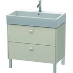 Duravit Waschtischunterbau BRIOSO Griffe Frontfarbe 570x784x459mm ta matt