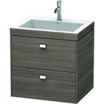 Duravit Waschtischunterbau BRIOSO 613x600x480mm m WT Vero Air Gri chr 1 HL