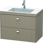 Duravit Waschtischunterbau BRIOSO 613x800x480mm m WT Vero Air Gri chr 1 HL