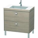Duravit Waschtischunterbau BRIOSO 701x800x480mm m WT Vero Air Gri chr 1 HL