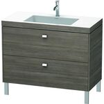Duravit Waschtischunterbau BRIOSO 701x1000x480mm m WT Vero Air Gri chr 1 H
