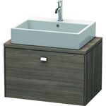 Duravit Konsolenunterschrank BRIOSO Griff chrom 442x720x480mm pine terra
