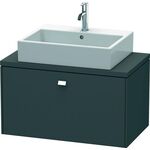 Duravit Konsolenunterschrank BRIOSO Griff chrom 442x820x480mm graphit matt