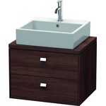 Duravit Konsolenunterschrank BRIOSO Griffe chr 442x620x480mm kastanie dunkel