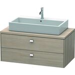 Duravit Konsolenunterschrank BRIOSO Griffe chrom 442x1020x550mm pine silver