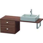 Duravit Konsolenunterschrank BRIOSO Griffe chr 442x520x480mm nussbaum dunkel