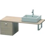 Duravit Konsolenunterschrank BRIOSO Griff chrom 442x420x550mm pine silver