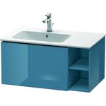 Duravit Waschtischunterbau L-CUBE 400x820x481mm Be li stone blue hochglanz