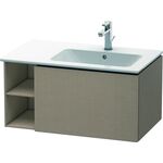 Duravit Waschtischunterbau L-CUBE 400x820x481mm, Becken rechts leinen