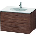 Duravit Waschtischunterbau L-CUBE 534x820x550mm nussbaum dunkel