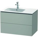 Duravit Waschtischunterbau L-CUBE 550x820x481mm Be links betongrau matt