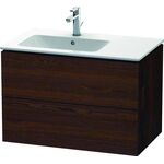 Duravit Waschtischunterbau L-CUBE 550x820x481mm Be li nussbaum gebürstet