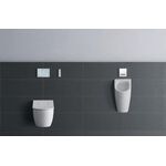 Duravit Betätigungsplatte DURASYSTEM A2 130x150mm Bat f Urinal ZinkDruckg. chr h
