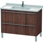 Duravit Waschtischunterbau X-LARGE 1000x470x668mm nussbaum dunkel