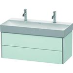 Duravit Waschtischunterbau XSQUARE 397x984x460mm lichtblau matt