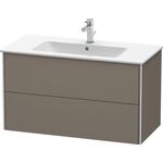 Duravit Waschtischunterbau XSQUARE 560x1010x478mm flannel grey seidenmatt
