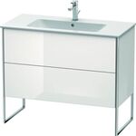 Duravit Waschtischunterbau XSQUARE 832x1010x478mm weiß hochglanz
